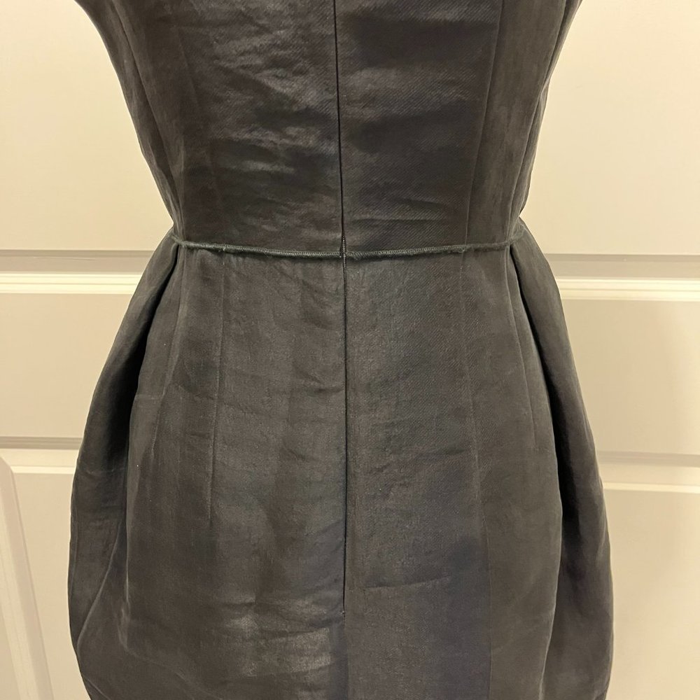 Ter et Bantine Black Dress with Pockets in 100% Silk - Picture 8 of 16